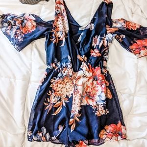 Bailey blue romper